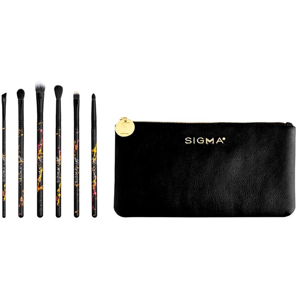 Sigma Shayla Mitchell Brush Set E60 E40 E25 E30 E14 E09 - Makeup Bag - NIB - Picture 2 of 8